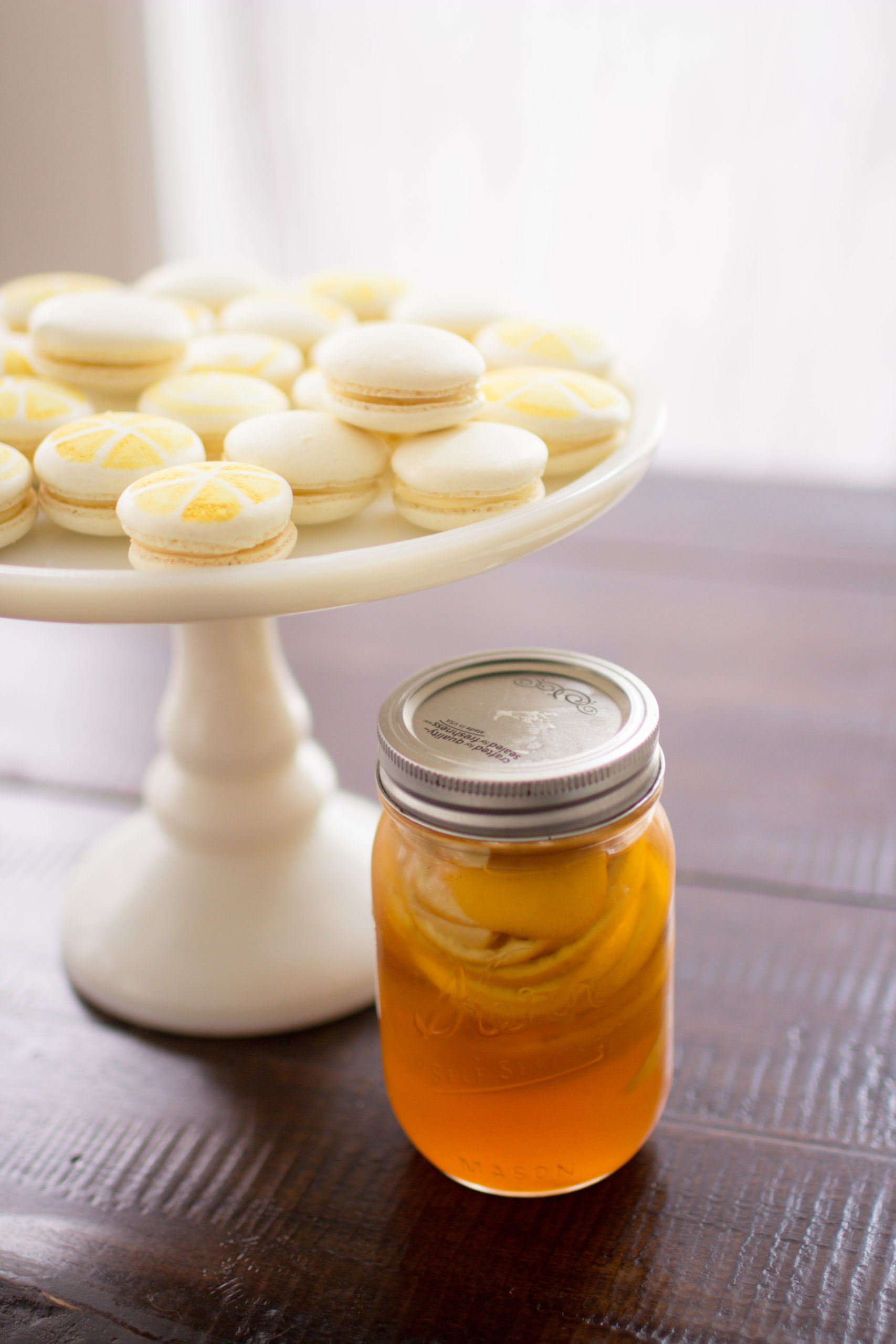 Lemon Honey & Ginger French Macarons | tiffanychiphotography.com