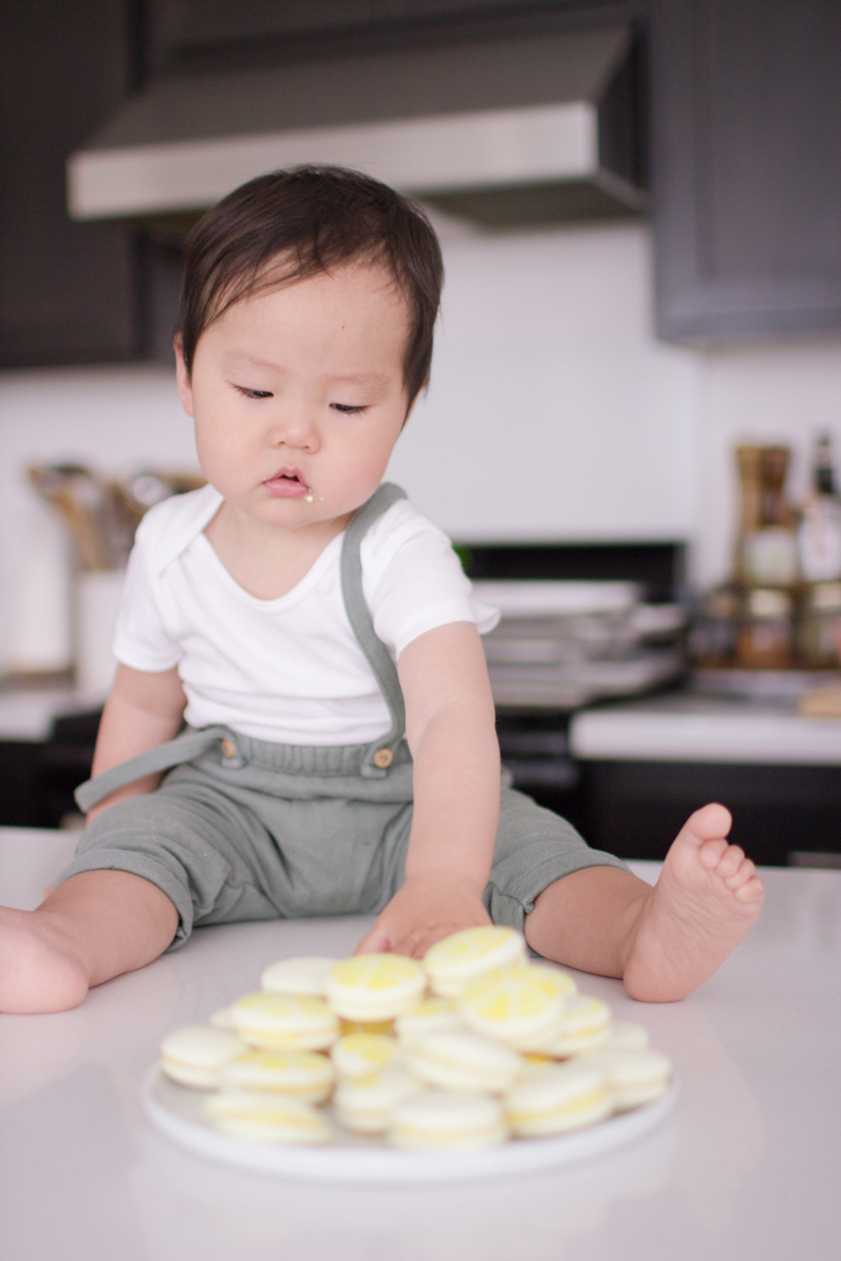 Lemon Honey & Ginger French Macarons - tiffanychiphotography.com