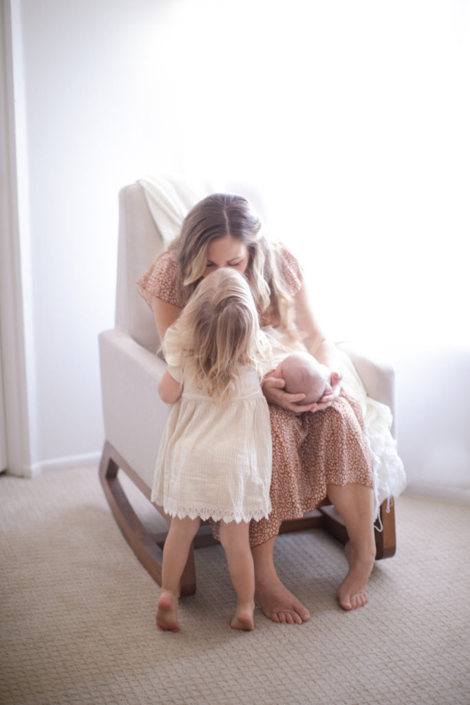 Fine Art Natural Light In Home Fresh 48 Newborn Baby Photography In Home Indoor Photo Session | Orange County, California | Tiffany Chi Photography